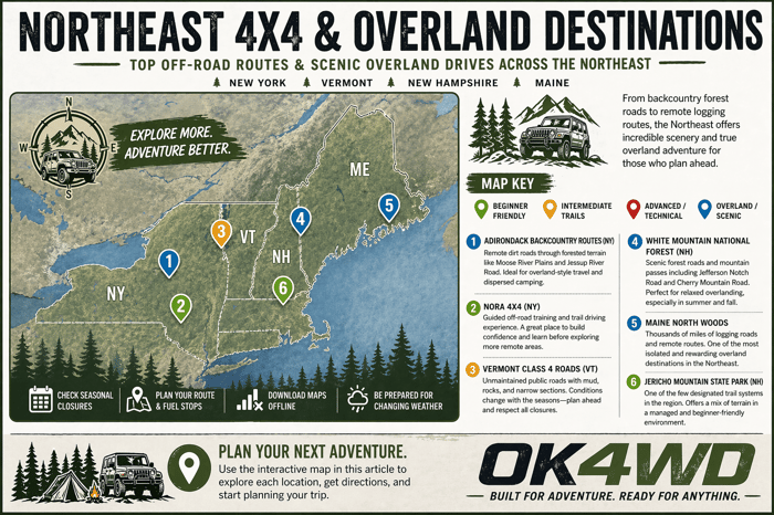 Best 4×4 & Overland Routes in the Northeast