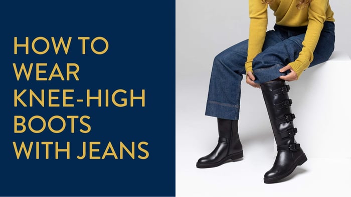 How to Wear Knee-High Boots With Jeans