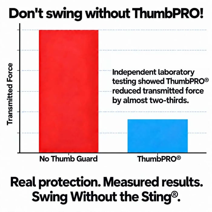 Baseball Thumb Guard Testing| ThumbPRO® Lab Results