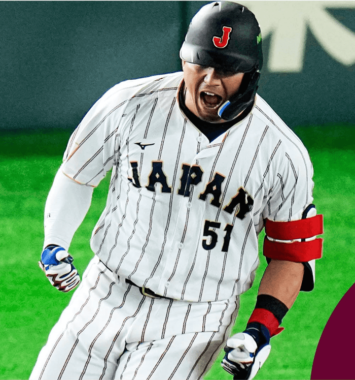 World Baseball Classic player using ThumbPRO baseball thumb guard