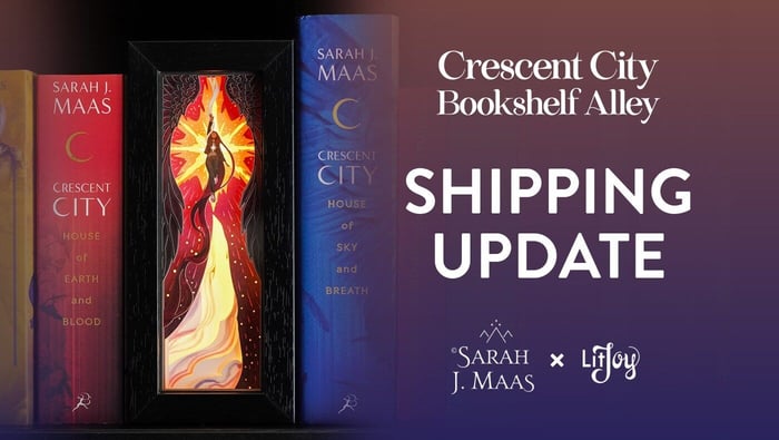 Crescent City Bookshelf Alley Shipping Updates