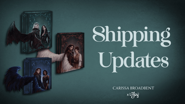 The Nightborn Duet and Six Scorched Roses Shipping Updates