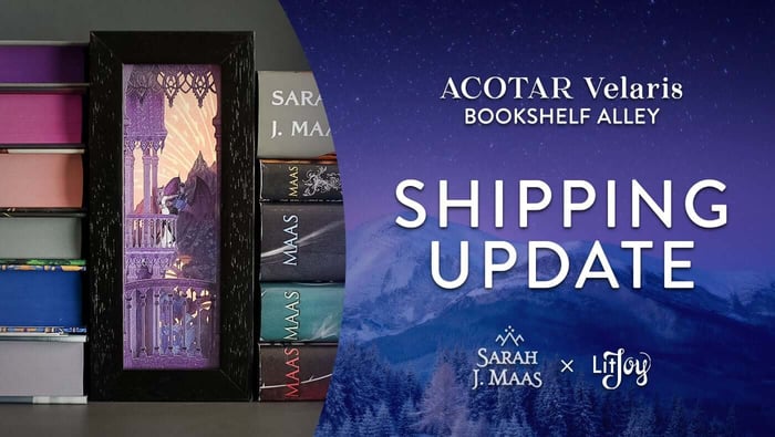 ACOTAR Velaris Bookshelf Alley Shipping Updates