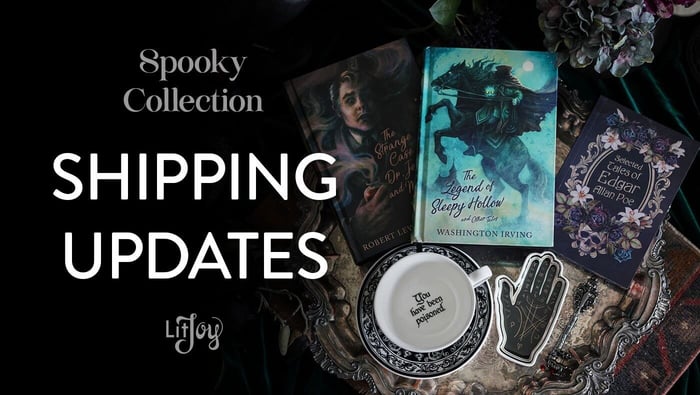 Spooky Season Books Shipping Updates
