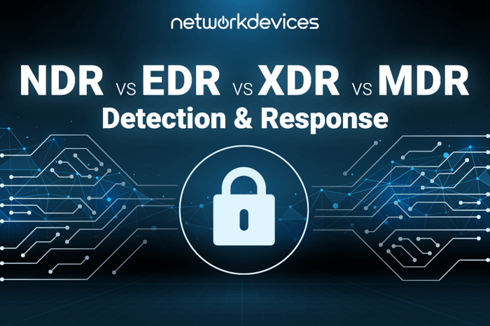 NDR vs. EDR vs. XDR vs. MDR: Detection & Response in Cyber Security