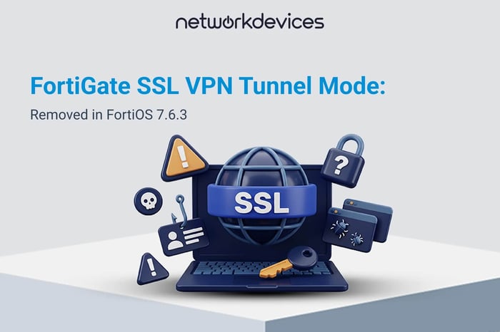 FortiGate SSL VPN tunnel mode removed in FortiOS 7.6.3