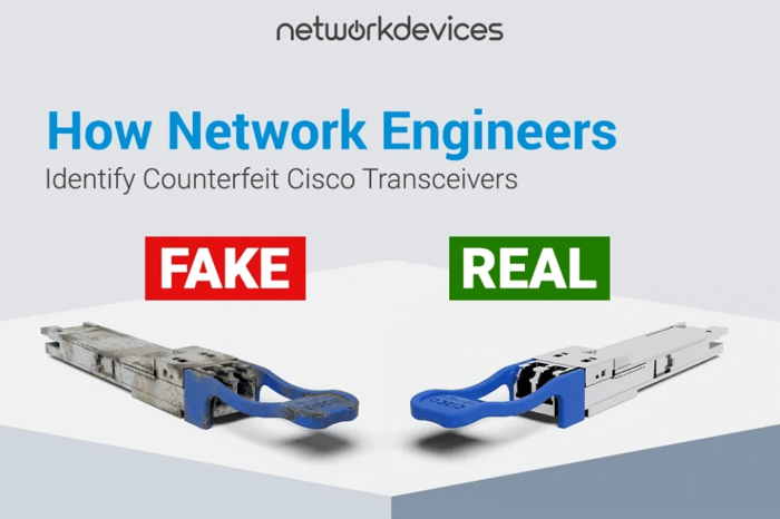 How Network Engineers Identify Counterfeit Cisco Transceivers