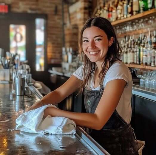 Who Has Wholesale Bar Mop Towels That Fit a University Rec Center?