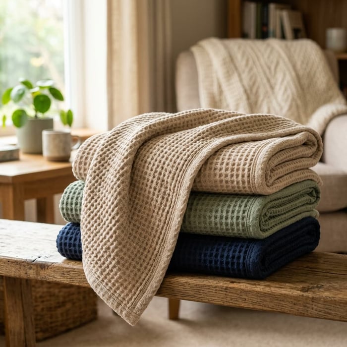 Who Sells Thermal Cotton Waffle Weave Blankets in Bulk for an Emergency Response Team?