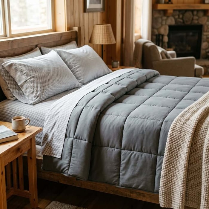 Where Can I Buy Durable Institutional Styles Comforters For A Vacation Rental?