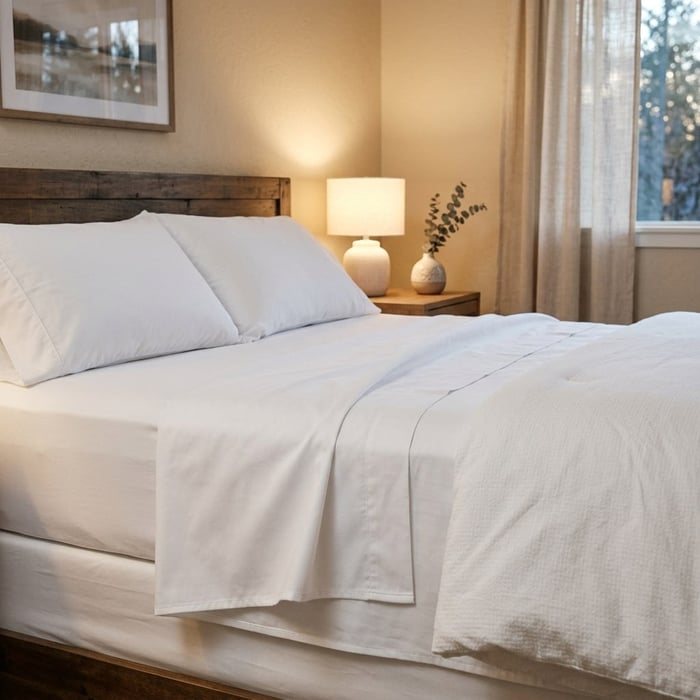 Where Can I Source Easy-Care Fabrics Flat Sheets for a Motel?