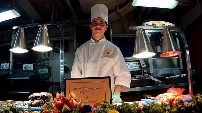 Learn how to use a tab closure on chef hats