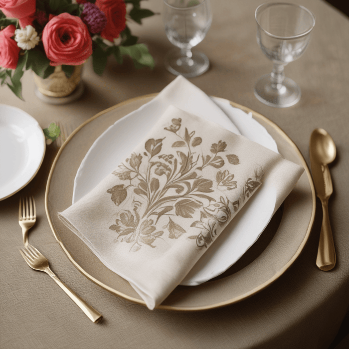 Where Can I Buy Colorfast Options Linen-Style Napkins For A Wedding Venue?