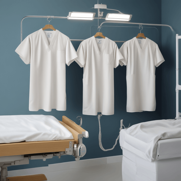Looking to purchase tie-back styles patient gowns for a hospital—where should I buy?