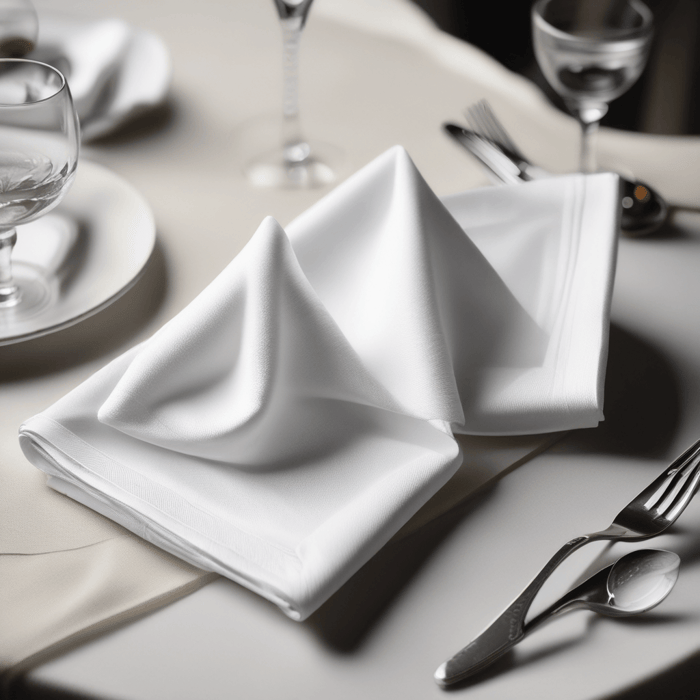 Looking to purchase 100% spun polyester restaurant napkins for a hotel ballroom—where should I buy?