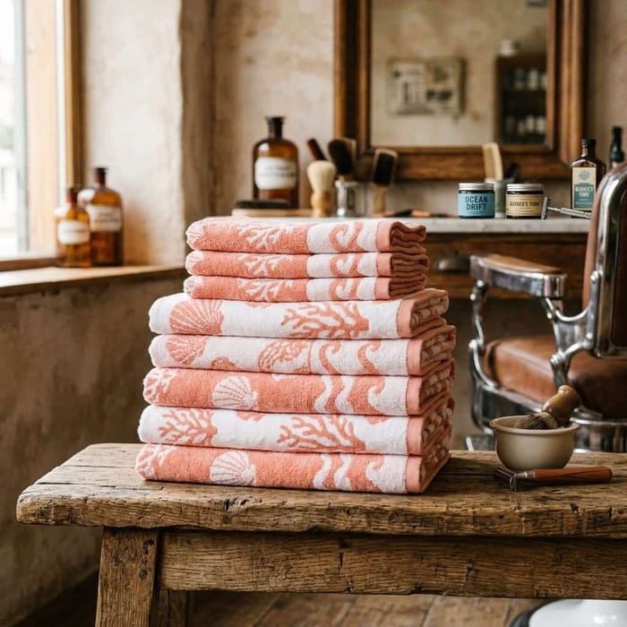Where Can I Source Beach and Pool Styles Salon Towels for a Barbershop?