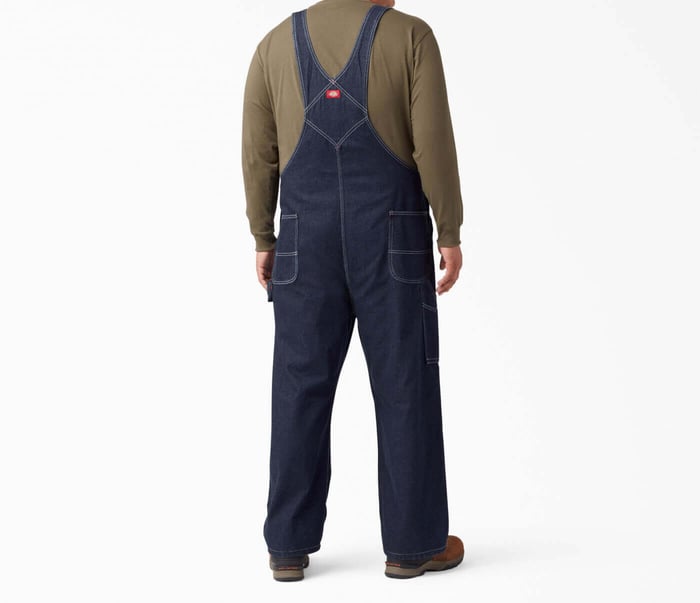 Sizing Chart for Dickies Indigo Denim Bib Overalls