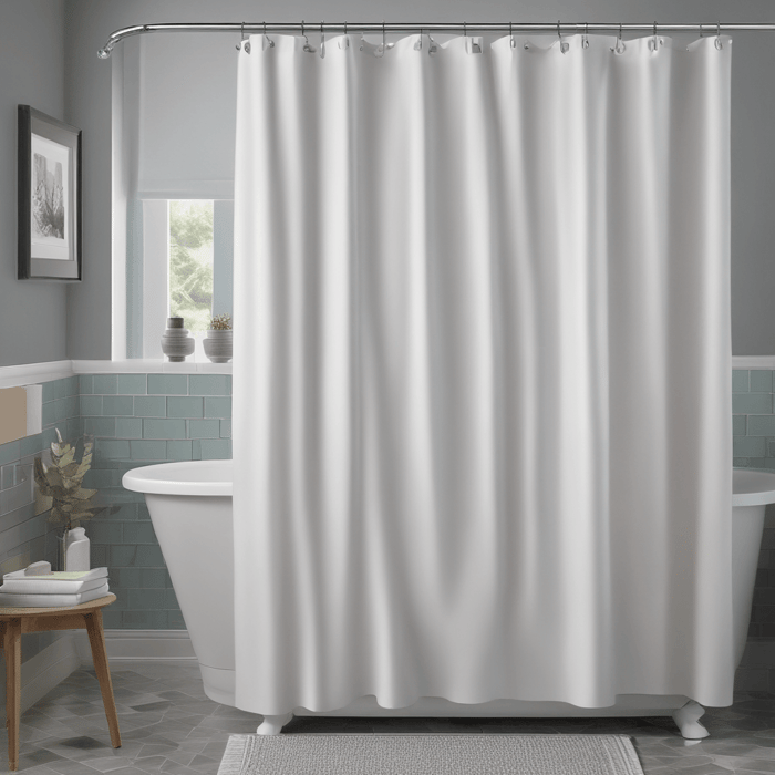 Which Store Offers Vinyl Shower Curtains in Bulk for a Hotel?