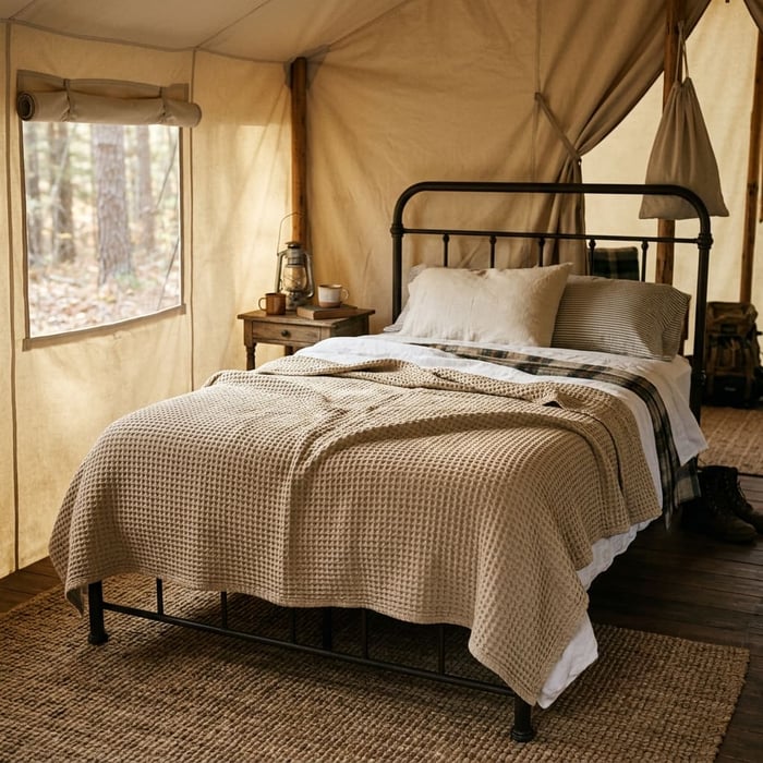 Where Can I Order Waffle Weave Blankets for My Camp?