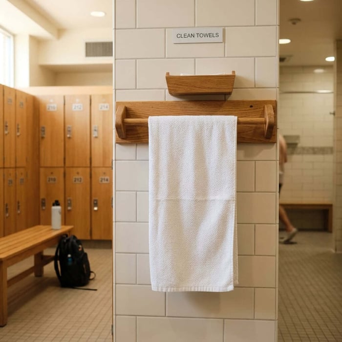 Who Sells 100% Cotton Bar Mop Wholesale Towels for a University Rec Center?