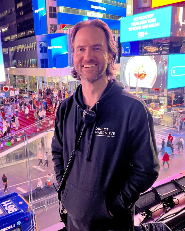 Andrew Coury Direct Narrative Director Producer Editor in New York, Times Square