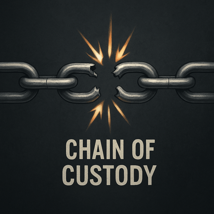 Video Evidence Chain of Custody Checklist