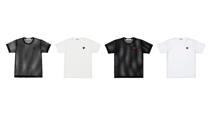 COMME des GARÇONS PLAY Mesh T-Shirt