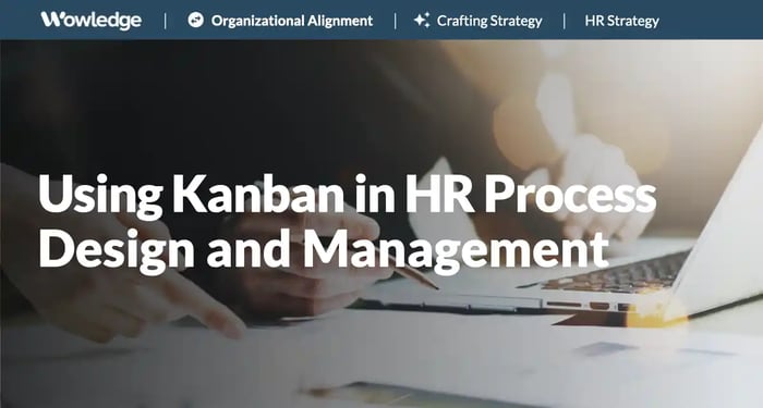 HR Process Design and Management Using Kanban