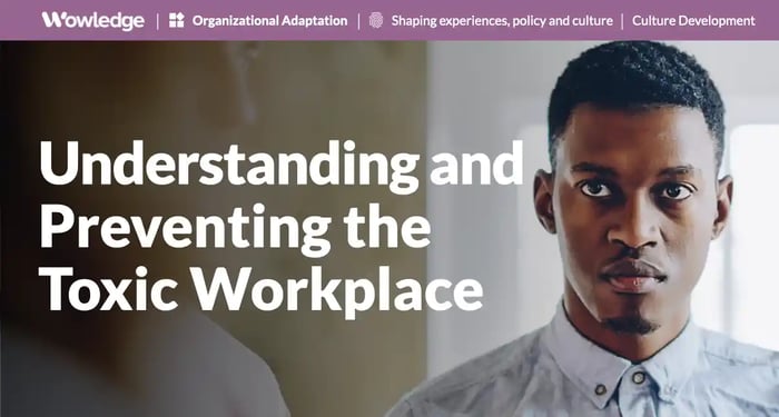 Understanding and Preventing the Toxic Workplace