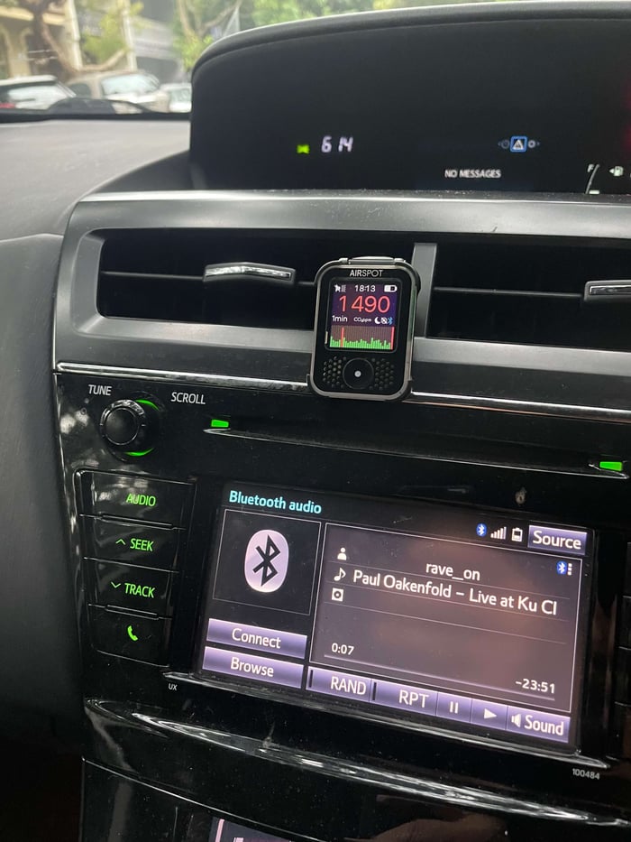 New - AirSpot Car Clip - Open The Windows!