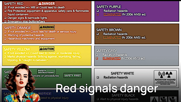 ANSI Safety Colors for Warehouse Floor Markings