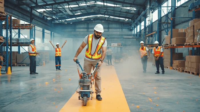 Mighty Line Floor Striping: Why Mighty Line Tape Beats Warehouse Floor Painting