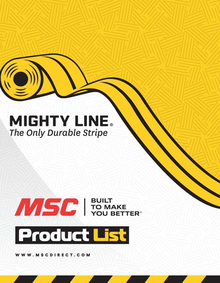 MSC Industrial Supply and Mighty Line Floor Tape