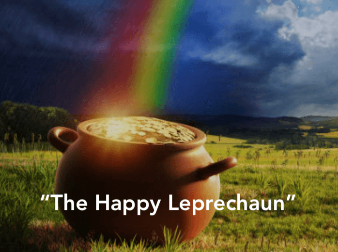 The Happy Leprechaun by Dave Tabar
