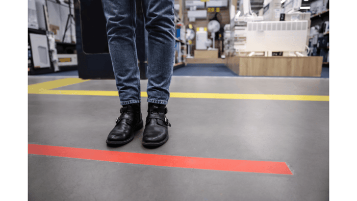 Safety Signs & Floor Markings: Social Distancing Tips