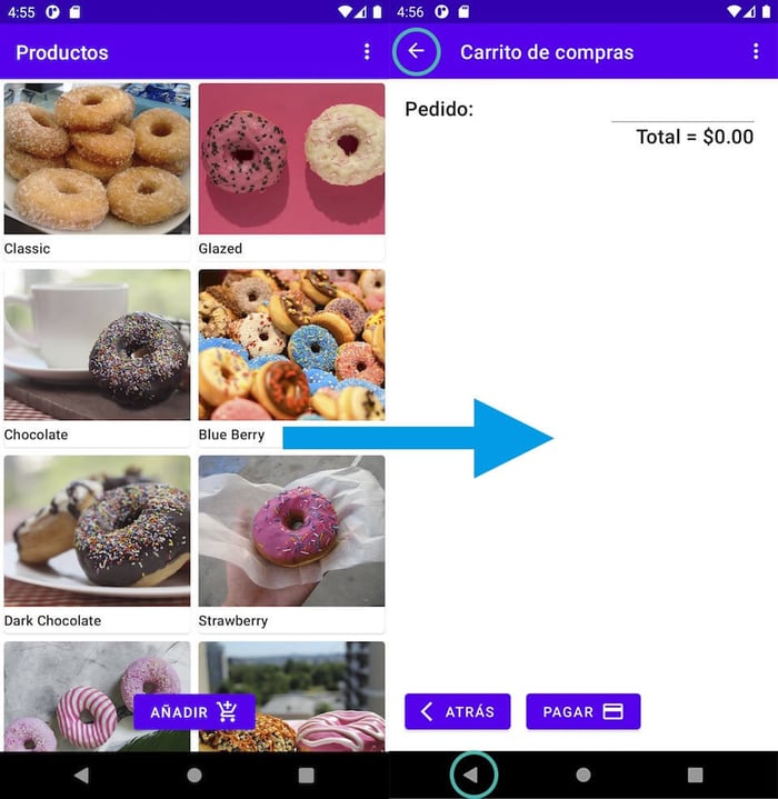 Ocultar NavigationIcon de ActionBar con NavigationUI en Android
