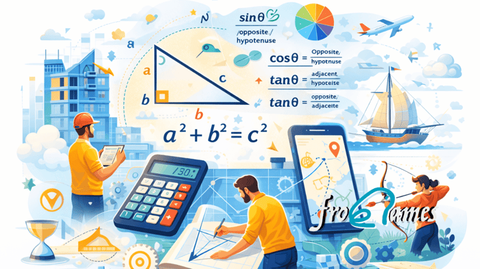 Aplicando el teorema de Pitágoras y trigonometría para resolver problemas reales