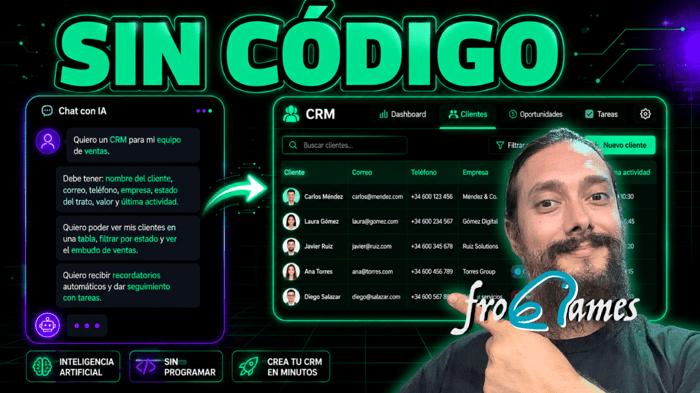 Construí mi propio CRM sin código en 20 minutos