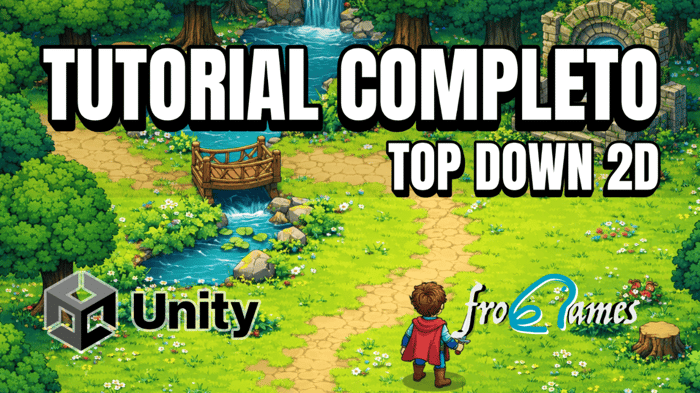 Crea cualquier juego 2D Top Down en Unity: plantilla modular, capas, animaciones y cámara profesional