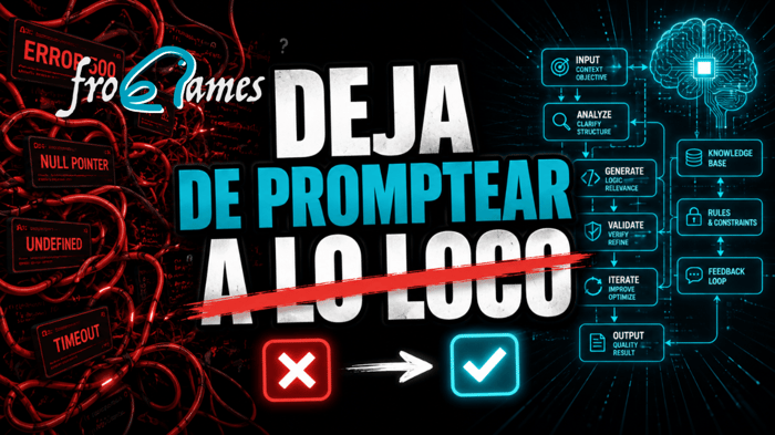 Deja de promptear a lo loco: el método de 3 pasos para programar con IA sin crear código basura