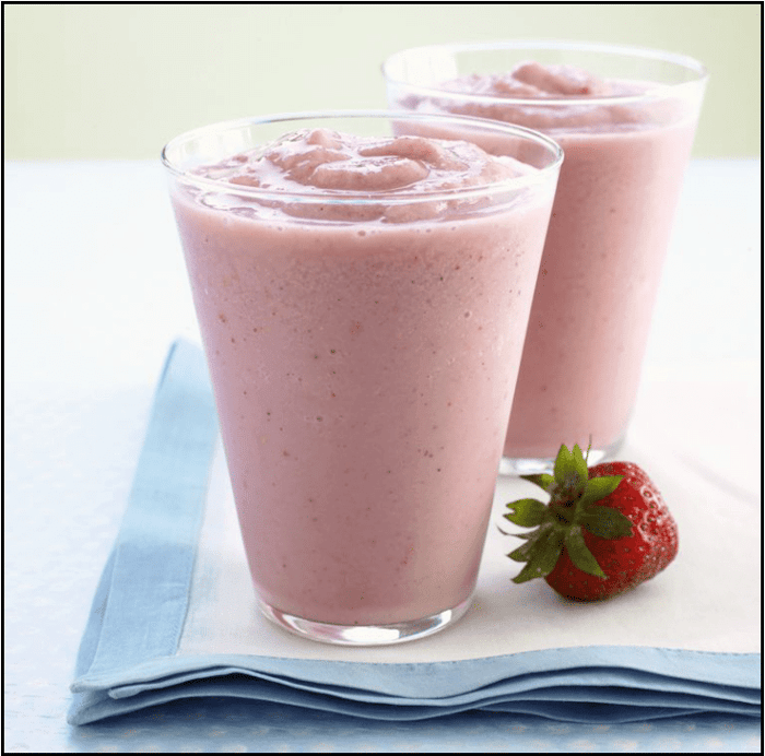 Honey Strawberry Milkshake