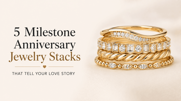 5 Milestone Anniversary Jewelry Stacks That Tell Your Love Story