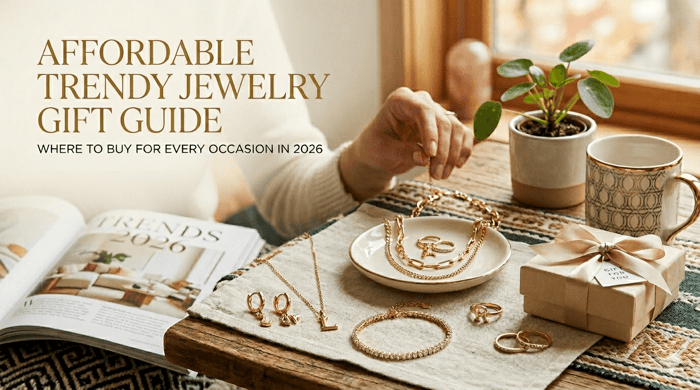 Affordable trendy jewellery gift guide in 2026