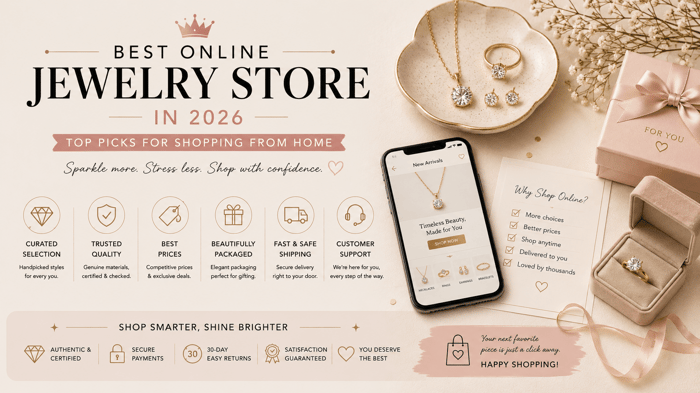 Best online jewelry store in 2026 , top picks