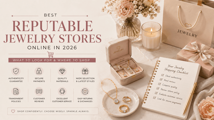 reputable jewelry stores online in 2026 , what to look and where to shop