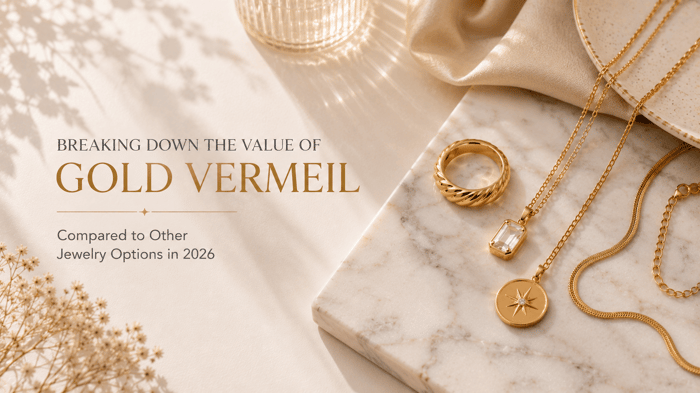 Difference between Gold Vermeil and other different jewellery options
