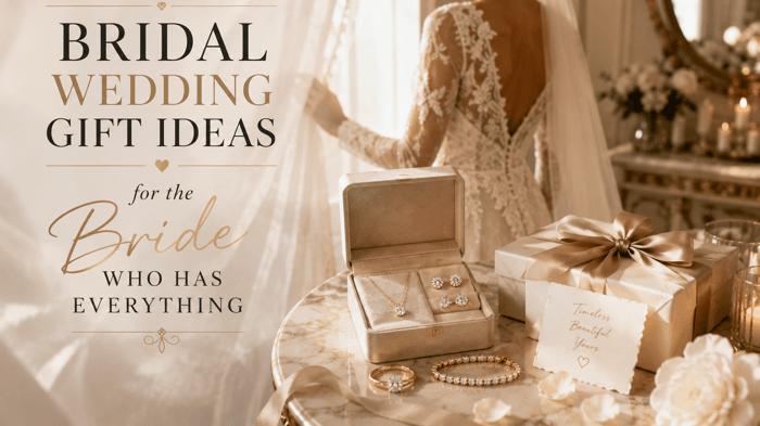 Bridal Wedding Gift Ideas for the Bride Who Already Has Everything