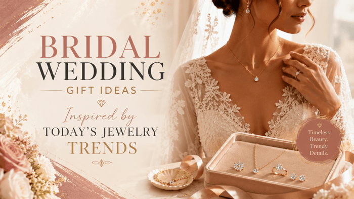 Bridal Wedding Gift Ideas Inspired by Today's Jewelry Trends