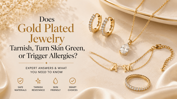 Does Gold Plated Jewelry Tarnish, Turn Skin Green, or Trigger Allergies?