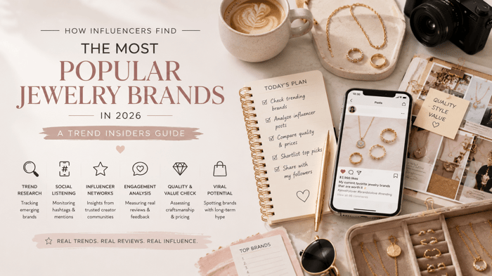 How influencers find the best jewelry brands in 2026